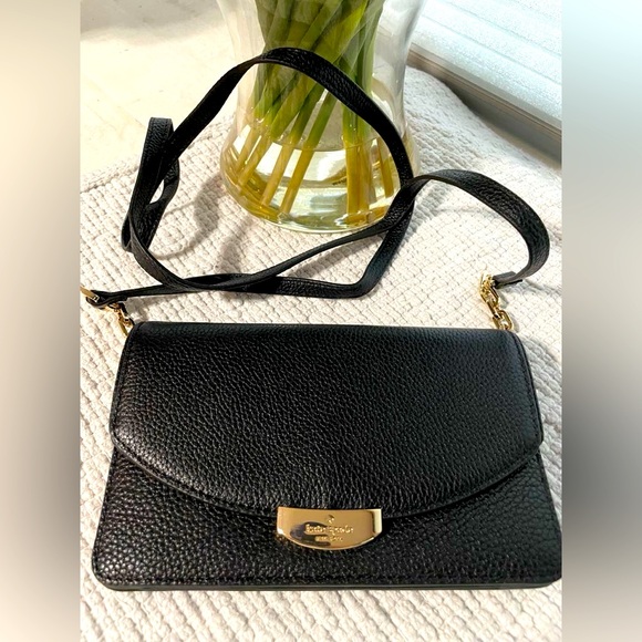 kate spade Handbags - Kate Spade New York Mulberry Street Valli Pebbled Leather Crossbody Clutch